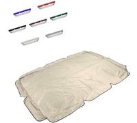 ZYXQQJ Copertura Per Altalena Hollywood 249x185x18cm Impermeabile Universale Tetto Di Ricambio Per Dondolo Da Giardino Telo Oxford(Beige,74.8x52in-190x132cm)