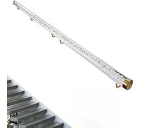 ZYXQQJ Corrimano Per Scale 30-600cm Ringhiera Per Scala In Acrilico Trasparente Asta Di Supporto Corrimano Da Parete Antiscivolo(520cm/17ft-(4x130cm))