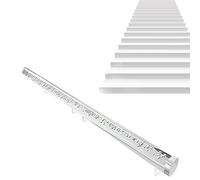 ZYXQQJ Corrimano Per Scale Da Interne Barra Di Supporto Antiscivolo Ringhiera Per Scale In Acrilico Trasparente, Facile Da Installare(560cm/18.4ft-(4x140cm))