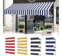 ZYXQQJ - Cover di ricambio per giardino, impermeabile e durevole, per balconi, 3 x 2,5 m/2,5 x 2 m, colore blu 10 x 8 ft/300 x 250 cm