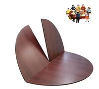 ZYXQQJ Grande Piano Tavolo Rotondo Pieghevole 1.2/1.3/1.4/1.5/1.6/1.7/1.8/2m Circolare In Legno Senza Gambe Solo Piano Tavolo Salvaspazio(Red Sandalwood,240cm/94)