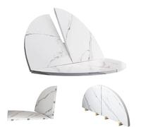 ZYXQQJ Piano Tavolo Da Pranzo Pieghevole Da 100 A 240 Cm Prolunga Da Scrivania Rotondo, Grande Piano Portatile Per La Trasformazione Della Scrivania(180cm/71in)