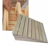 ZYXQQJ Rampa Soglia per Sedia A Rotelle, Rampa di Gradini in Legno Rampa di Marciapiede per Gradini Esterni Rampe di Accesso Antiscivolo(31x30x14cm)