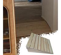 ZYXQQJ Rampe di Soglia Rampe di Legno Antiscivolo 10cm 12cm 14cm Altezza Rampe di Ingresso per La Casa, Rampe di Transizione Portatili(31x30x14cm/12.2x11.8x5.5in)