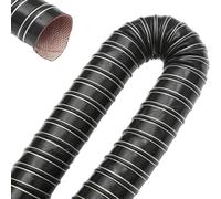 ZYXQQJ Tubo Flessibile Per Condotti Tubo Di Sfiato Per Asciugatrice Alta Temperatura Tubo Flessibile Per Condotti Per Autoveicoli In Silicone Nero(10m/32.8ft,203mm-7.9in)