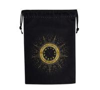 Zyxthravn Sacchetti per carte dei tarocchi in velluto per gioielli con | Organizer portatile per dadi per orologi in cristallo preziosi, per altare e divinazione, oggetti spirituali
