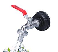 ZYXTLY 3/4" Rubinetto Serbatoio per Cisterna Acqua 1000 litri, IBC Raccordo Cisterna 1000 litri,Rubinetto per Cisterna 1000 litri,3/4 Rubinetto per Tanica per IBC Adattatore Giardino Industria