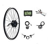 ZYXU Kit di Conversione Bici Elettrica 48V 500W, Kit di Conversione Motore Bicicletta Elettrica Ruota Anteriore O Posteriore, Controller Hub Ciclismo E-Bike con Display LCD3,Rear Wheel,26"