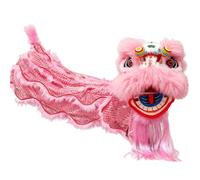 ZYZSY Costume da mascotte singolo da leone per danza, completo di coda | Adatto per feste e spettacoli. Può lampeggiare, è vivace ed espressivo