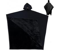 Zyzzephyr Weighted Cloak Felpa a maniche lunghe, unisex, Nero, 124