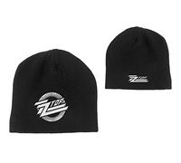 Zz Top - Beanie Hat (Unisex-U) Circle Logo (Nero)
