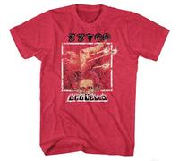 ZZ Top Deguello 2 Maglietta Manica Corta Heather da Uomo Girocollo