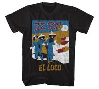Zz Top - El Loco - Maglietta Ufficiale A Manica Corta Per Adulti