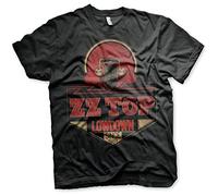 ZZ-Top Licenza Ufficiale Lowdown Since 1969 Maglietta da Uomo (Nera), Large
