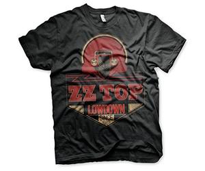ZZ-Top Licenza Ufficiale Lowdown Since 1969 Maglietta da Uomo (Nera), Large