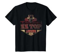 ZZ Top Lowdown Maglietta, Bambini, Nero, 6 Anni
