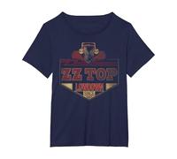 ZZ Top Lowdown Maglietta, Donna Plus-Size, Navy, 6X