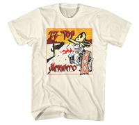 Zz Top - Mescalero Album Arte - American Classici - Solido Avorio Adulto Corto S