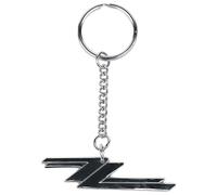ZZ Top Portachiavi standard con logo Twin Zees Taglia unica Argento