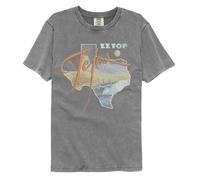 Zz Top - Tejas - American Classici - Solido Grigio Adulto Manica Corta Comodo