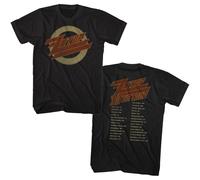 Zz Top - Tour Negli Stati Uniti 1990 - Manica Corta - Adulto - T-Shirt