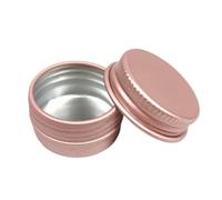 ZZABCDEGH Barattoli per Candele Barattoli for Candele Vuoti in Alluminio Oro Rosa Barattoli for Spezie Rotondi con Coperchio A Vite Confezione da 100 5g-150g(15g 40x18mm)