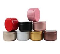 ZZABCDEGH Barattoli per Candele Barattoli Portacandele in Alluminio Multicolor da 50ml Confezione da 20-100 Pz(Mixcolor,100pcs)