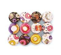 ZZABCDEGH Barattoli per Candele Barattoli Portacandele in Ferro 12 Pz Multicolor 4x2,2cm(A)