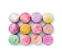 ZZABCDEGH Barattoli per Candele Barattoli Portacandele in Ferro 12 Pz Multicolor 4x2,2cm(B)