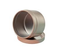 ZZABCDEGH Barattoli per Candele Barattolo Portacandele Vuoto in Alluminio 50ml con Coperchio Multicolor 20-100 pz(Frosted Gold,60pcs)