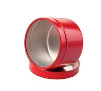 ZZABCDEGH Barattoli per Candele Barattolo Portacandele Vuoto in Alluminio 50ml con Coperchio Multicolor 20-100 pz(Red,60pcs)