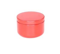 ZZABCDEGH Barattoli per Candele Candele in Alluminio Barattolo Latta 24 Pz 50ml Rotondo 53x37mm Multicolor(Red)