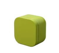 ZZABCDEGH Barattoli per Candele Candele Vuote Quadrate in Banda Stagnata 50ml Multicolor 55x55x43mm 12 Pz(Green)