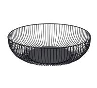 ZZABCDEGH cesto di frutta di filo spinato, Ciotola in metallo for frutta e verdura for centrotavola da cucina for soggiorno 11x6x3 pollici