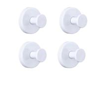 ZZABCDEGH Ganci a ventosa sottovuoto Ganci a ventosa 8 pezzi Supporto a parete for doccia da bagno multicolore in acciaio inossidabile(White)