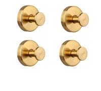 ZZABCDEGH Ganci a ventosa sottovuoto Ganci a ventosa 8 pezzi Supporto a parete for doccia da bagno multicolore in acciaio inossidabile(Gold)