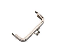 ZZABCDEGH Manici per borse Chiusura a bacio con telaio della frizione in acciaio inossidabile for borsa fai-da-te che realizza 7 stili di dimensioni multiple(8.5cm)