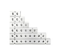 ZZAYGESY Blocco di distribuzione dell'aria del collettore pneumatico, divisore in linea del blocco del collettore del tubo d'aria, lega di alluminio (SY40-02-2F)
