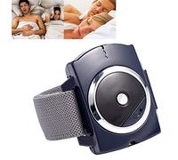 ZZBB Connessione del Sonno Anti-snoro Connessione a Braccia da Polso in snoda Stopper Stopper Soluzione in Intelligent Snowing Soluzione, Anti Snow Wristband Massager Aiuto Aiuto,Black,One Size