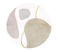 ZZBBZZ-YJ Tappeti Rotondi nordici 80 cm 100 cm 120 cm 140 cm 160 cm 180 cm 200cm Moquette Circolare per Soggiorno Camera da Letto Grande Piccola Piccola Sedia tappetini Lavabili tappetini Antiscivolo