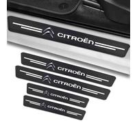 ZZBHFAS 4 Pezzi Adesivi Decorativi per Soglia Auto per Citroën XM 1989-2000, Stile Fibra di Carbonio, Copertura Protettiva per Piastra Batticalcagno, Accessori di Styling