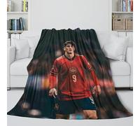 ZZBNECAKE Gavi Coperta - Spagna Calcio Coltre Regalo Compleanno Per Figlio/figlia/nipote/nipotina - Coperta Delicato Sulla Pelle Come Un Abbraccio in Una Coperta 50x60inch(127x152cm)