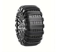 Zzbyz Catene da Neve Portatili di Emergenza Regolabili per Nissan Qashqai 2016-2024, Catene da Neve per Auto per Varie Condizioni stradali Come la Neve,B-Black 10Pcs(Two Tires)