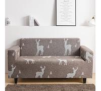 ZZDXL Copridivano 1 Posti Elasticizzato Cervo Marrone Copridivani Elasticizzati Universali,Copri Divano Moderne per Soggiorno, per Proteggere Il Divano, Copridivano per Cani e Gatti