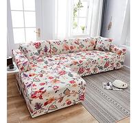 ZZDXL Copridivano 2 Posti Floreale Copridivani Elasticizzati Universali,Copri Divano Moderne per Soggiorno, per Proteggere Il Divano, Copridivano