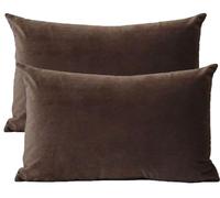 ZZDZW Confezione da 2 Federe in Velluto 50x70cm Fodere per Cuscini Decorativi Morbidi Copricuscini Divano di Lusso 40x60cm/40x70cm per Soggiorno Camera da Letto (Color : #26, Size : 60x80 cm)