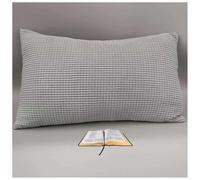 ZZDZW Copri Cuscini 40x70 Elasticizzato, Federe Copricuscino 50x80 con Cerniera,Federe Moderne per Camera da Letto Divano Decorativo Velluto A Coste Elegante Lavabile(Grigio Chiaro,40x70 cm)