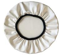 ZZDZW Copri Sedia da Disegno di Lavoro Regolabile Rotondo Fodera per Sgabello Rotondo in Pelle PU Girevole poggiapiedi Regolabile Copertura per Sgabello da Bar Coprisgabello Impermeabile