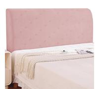 ZZDZW Copri Testata Letto Matrimoniale/Singolo/una piazza e mezza, Coprispalliera Letto Elasticizzata, Universale Copertura Copri Testiera Letto Lavabile, Headboard Cover Antipolvere(Rosa,210 CM)
