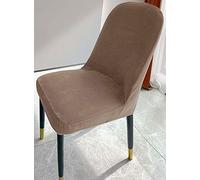 ZZDZW Coprisedia Elasticizzati con Schienale 1/2/4/6 Pezzi,Coprisedie Universali,Copri Sedie Velluto Soggiorno Lavabile Copertura Sedie da Ufficio Universale Fodera Sedia Cucina